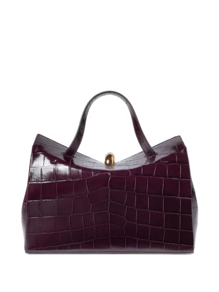 Τσάντα shopper Jacquemus μωβ