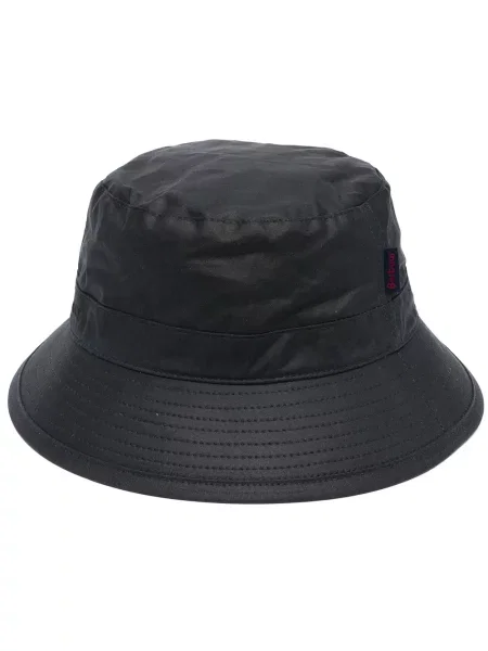 Pălărie Barbour cu broderie albastru
