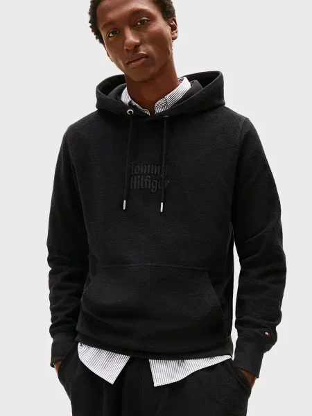 Махрова толстовка Tommy Hilfiger чорна