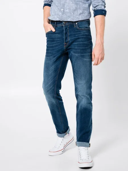 JACK & JONES Jeans Tim închis albastru