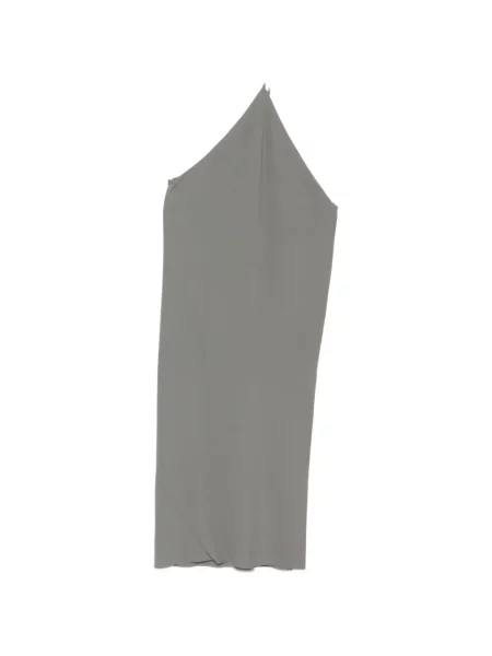 Rochie Rick Owens asimetrică gri