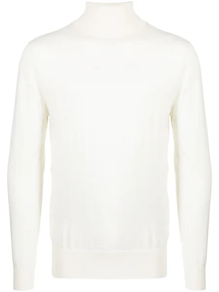 Hanorac N.peal din cașmir alb