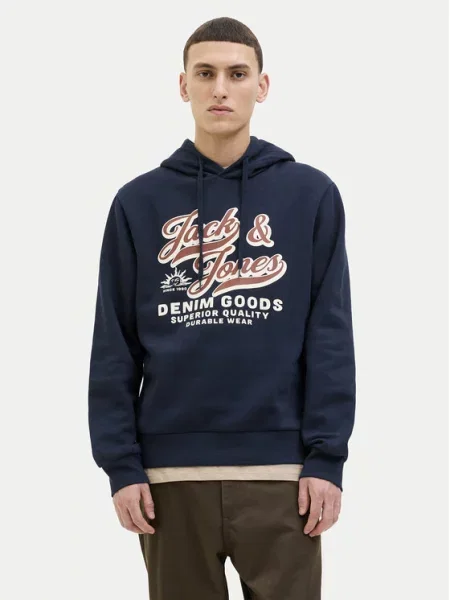 Jack & Jones Суитшърт Logo Тъмносин