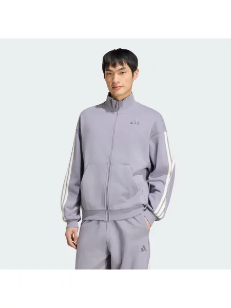 Bluza dresowa z 3 paskami adidas KIT biała