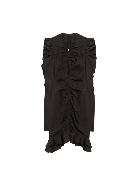 Sukienka Isabel Marant Etoile z dekoltem w serek garniturowa czarna