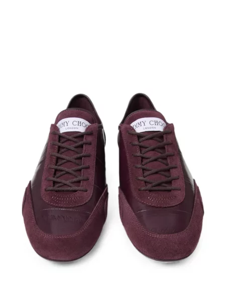 Top Jimmy Choo din piele cu imagine roșu