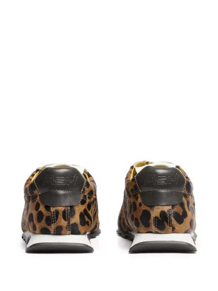 Sneakerși Ash cu imagine cu model leopard maro