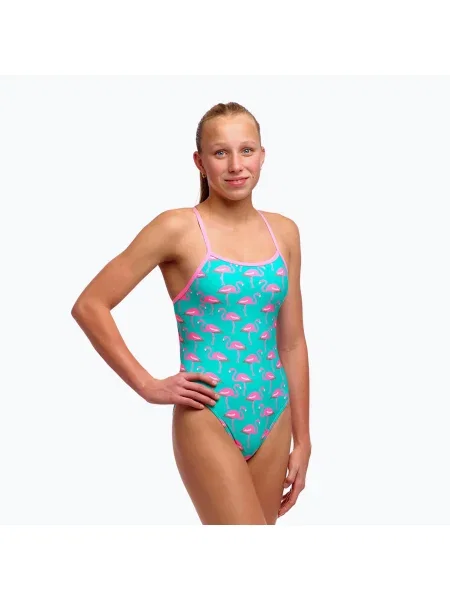 Costum de baie întreg pentru femei Funkita Single Strap One piece go flamingo!