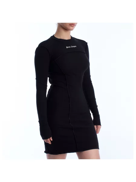 Rochie Palm Angels cu broderie negru