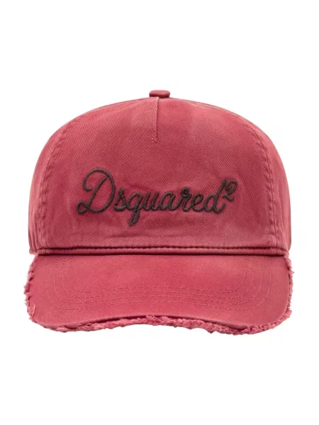 Czapka z daszkiem Dsquared2 czerwona