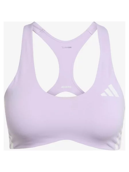 Biustonosz adidas Adizero Run Medium Support XS fioletowy