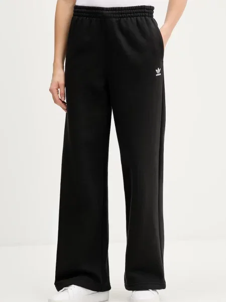 Fleecové športové nohavice Adidas Originals čierna