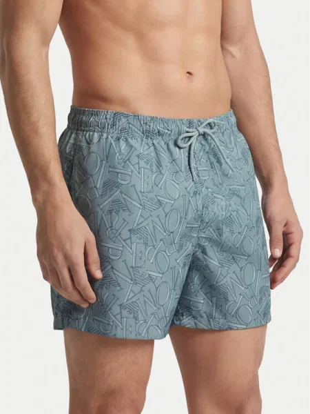 Emporio Armani Kopalne hlače modra