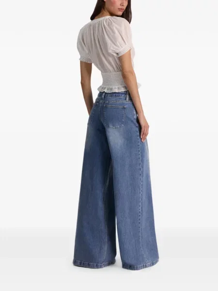 Bluză Alice + Olivia din dantelă alb