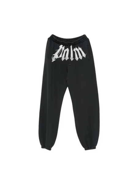 Spodnie dresowe Palm Angels z logo czarne