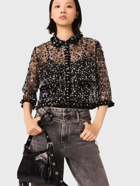 Блуза Maje чорна