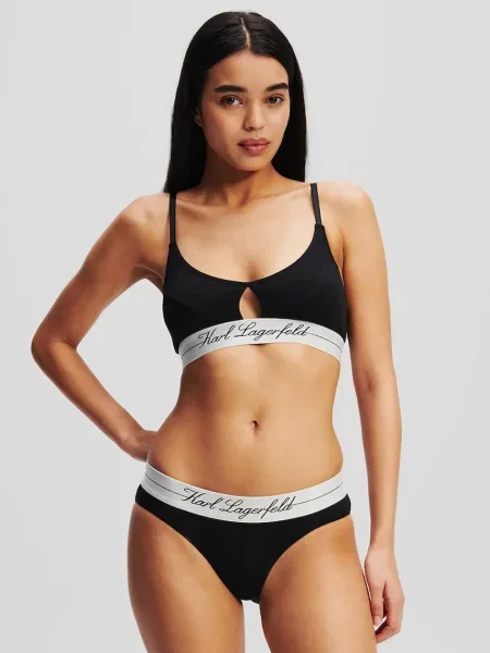 KARL LAGERFELD Sutien fără armătură negru