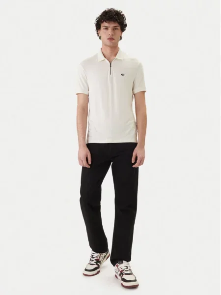 Armani Exchange Polo marškinėliai balta