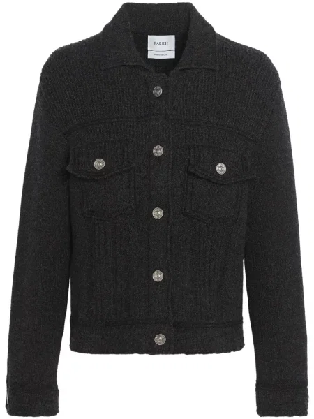 Dzianinowa kurtka Barrie czarna