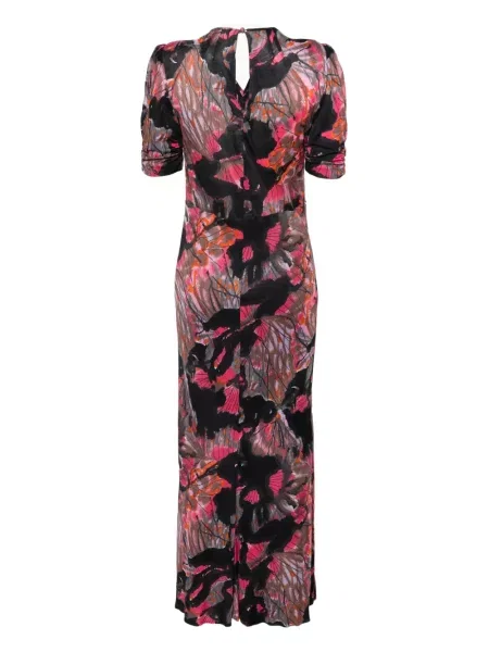 Oblekové maxi maxi šaty Missoni Pre-owned s potiskem černé