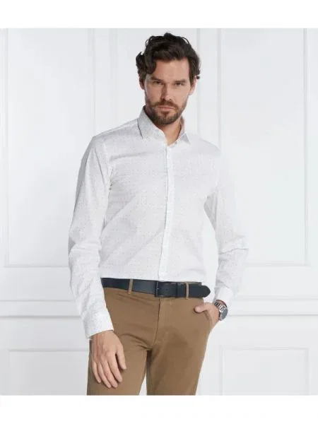 Calvin Klein Cămașă POPLIN alb