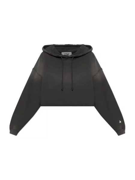 Bluza z kapturem Golden Goose szara