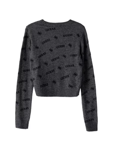 Sweter dziecięcy Guess szary