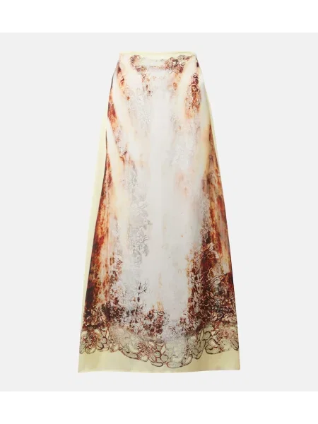 Fusta maxi Y/project cu imagine galben