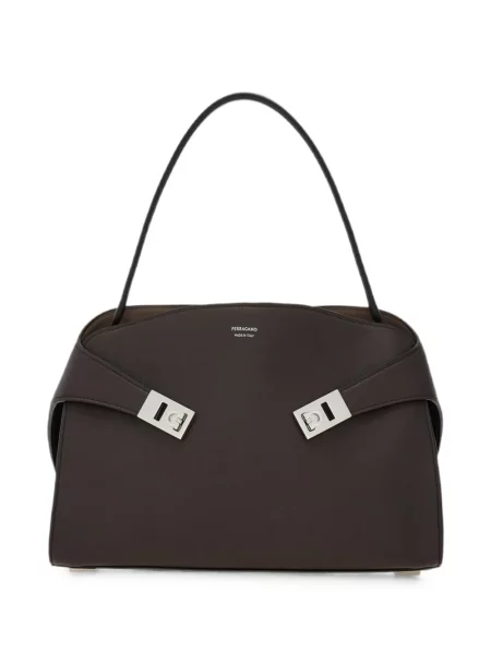 Geantă Ferragamo maro