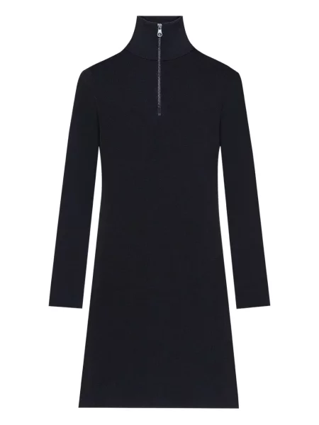 Mała mały sukienka mini Courreges garniturowa niebieska