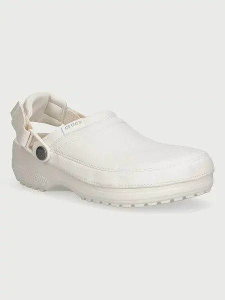 Crocs natikači Classic Crafted Vegan Suede Clog bež