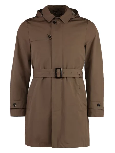 Trenci Moorer cu glugă maro