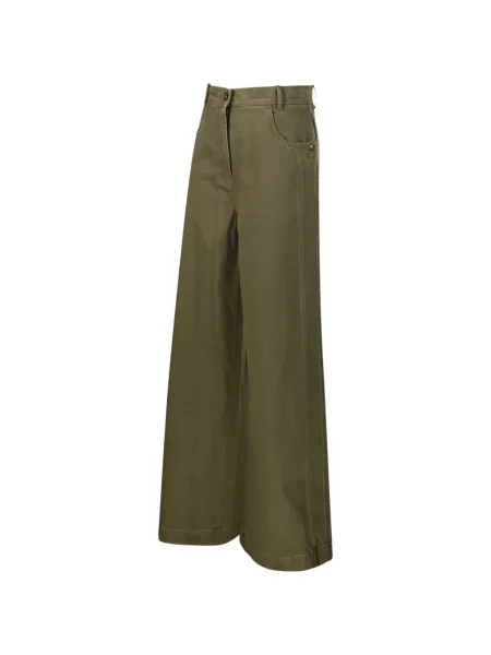 Blugi cu picior larg Max Mara verde