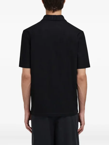 Polo Ferragamo din jacard negru