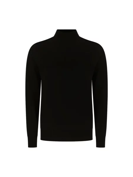 Sweter z golfem Alpha Studio do golfa czarny