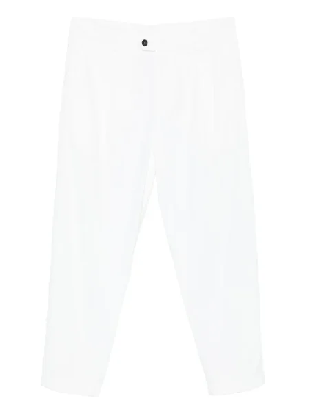 Pantaloni Eleventy plisate alb