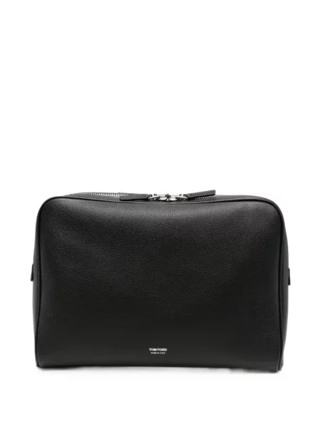 Geantă pentru laptop Tom Ford din piele negru