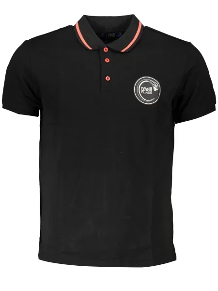 Polo majica Cavalli Class crna