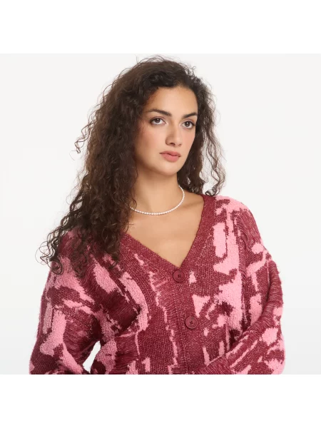 Пуловер Desigual Jakee Pullover Red S червено