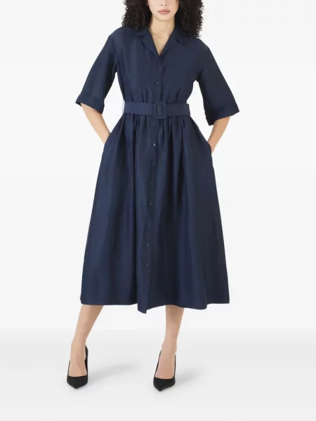 Rochie midi Rosie Assoulin până la genunchi de costum albastru