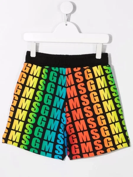 Szorty dziecięce Msgm czarne