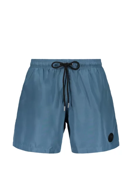 Slip de baie Plein Sport cu cordon albastru