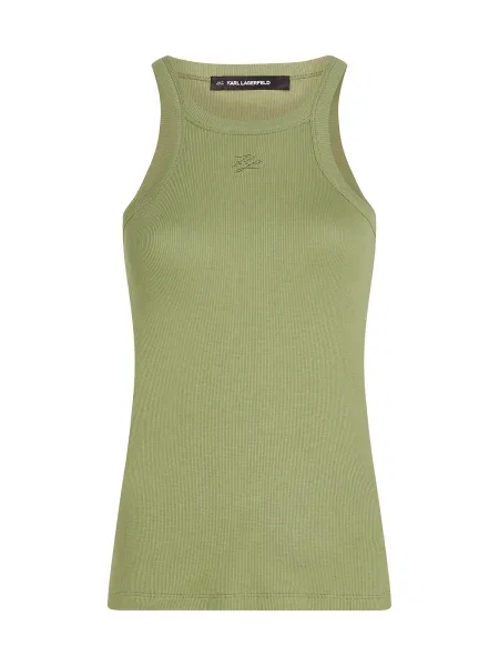 Top Karl Lagerfeld cu autograf verde