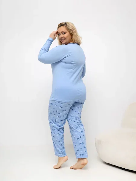 Piżama piżama Forever Pink z nadrukiem