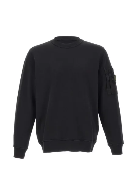 Hanorac Stone Island cu strasuri negru