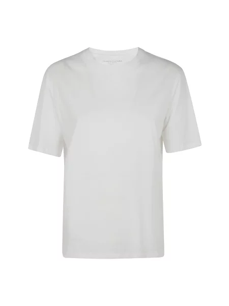 Koszulka Majestic Filatures z okrągłym dekoltem casual biała