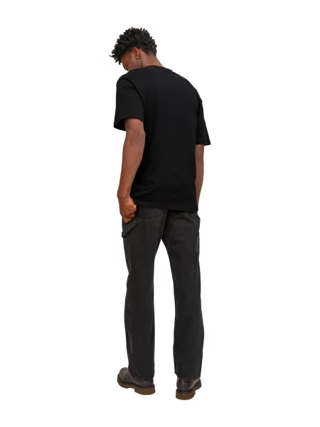 JACK & JONES Tričko JJEBRADLEY' čierna