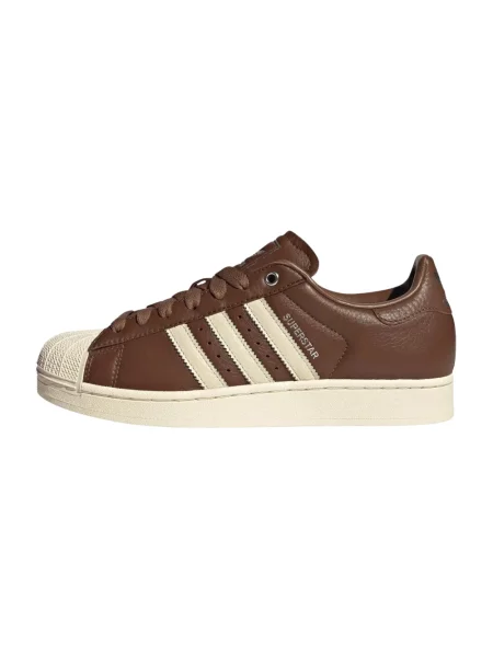 Adidas Originals Superstar II sneakersy skórzane brązowe