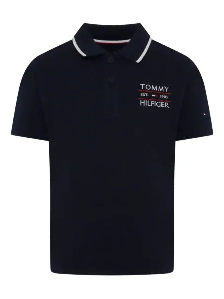 Koszulka polo dziecięca Tommy Hilfiger niebieska