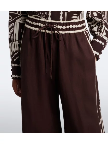 Pantaloni Alemais maro